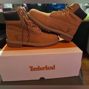 Timberland Brown Leather Lace Up Boots size 6